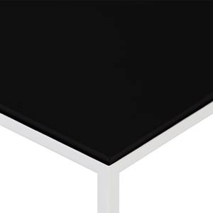 Table d'appoint Piet I Anthracite / Blanc