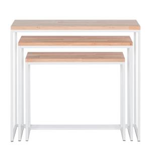 Tables gigognes Sanna (lot de 3) Aulne massif