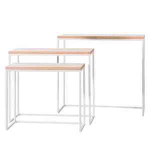 Tables gigognes Sanna (lot de 3) Aulne massif