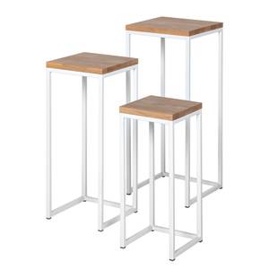 Tables gigognes Sanna II (lot de 3) Aulne massif