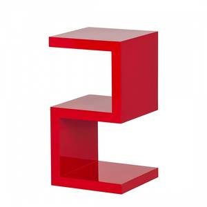 Table d’appoint Snake Rouge brillant - Rouge brillant