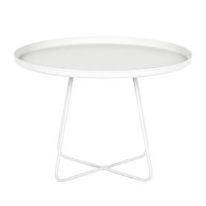 Tables gigognes Tuula (lot de 2) Gris clair / Blanc