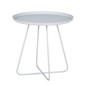 Tables gigognes Tuula (lot de 2) Gris clair / Blanc