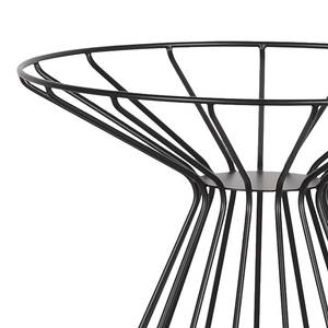 Table d'appoint Wire Noyer plaqué / Métal - Noyer / Noir