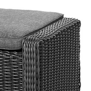 Hocker Sevilla Polyrattan - Graphit