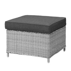 Beistelltisch Barcelona Polyrattan - Grau