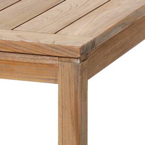 Table de jardin Moretti II Teck massif Gris