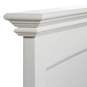 Lit Abbey Blanc - Largeur : 140 cm