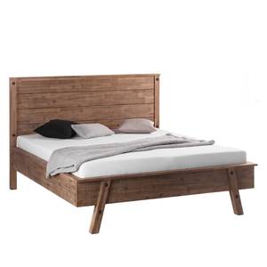 Bed Beton massief acaciahout - 180 x 200cm