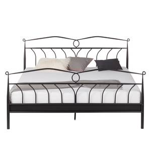 Bett Capitol City Metall - Schwarz - Schwarz - 180 x 200cm