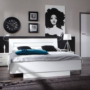 Bed Dillon alpinewit/chroom - 160x200cm