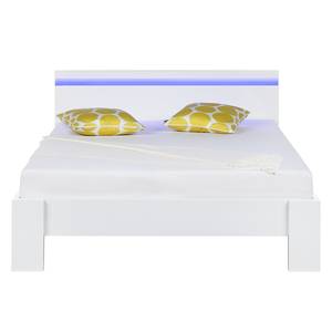 Bett Emblaze II Mattweiß - LED-Beleuchtung - 140 x 200cm
