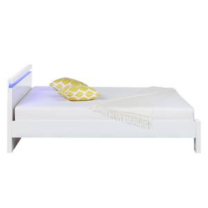 Bett Emblaze II Mattweiß - LED-Beleuchtung - 180 x 200cm