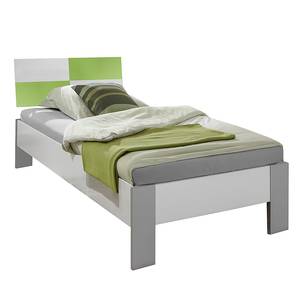 Bed Sunny alpinewit/appelgroen - ligoppervlak: 140x200cm - met lade