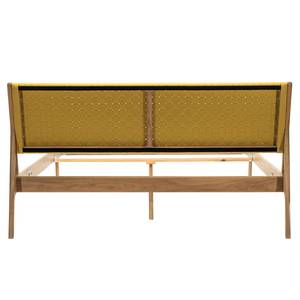 Massief houten bed Fleek II massief eikenhout - Geel/Eikenhouten - 160 x 200cm