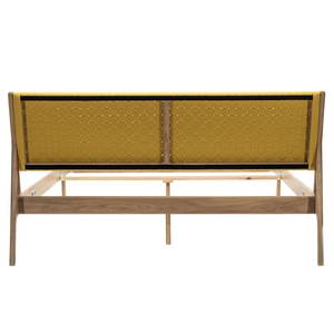 Massief houten bed Fleek II massief eikenhout - Geel - 180 x 200cm