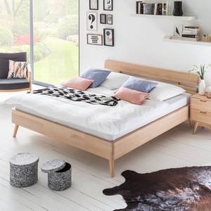 Bed Finsby massief beukenhout - wit - 180 x 200cm