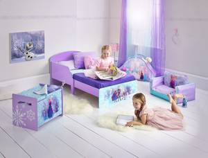 Bett Frozen Violett - Holzwerkstoff - 77 x 59 x 142 cm