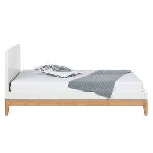 Bed LINDHOLM - hoogte 96 cm Wit - 140 x 200cm