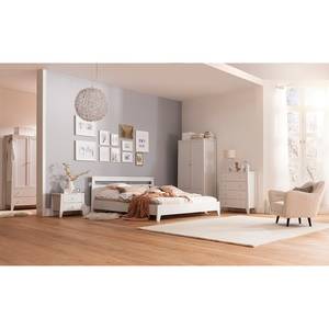 Bed Mallund (inclusief lattenbodem) 140x200cm - wit