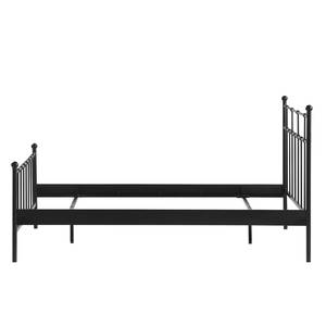 Bett Molt Schwarz - Metall - 149 x 110 x 209 cm