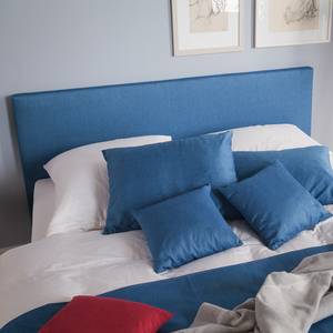 Boxspringbett Ramona VII Strukturstoff - Brilliantblau - 200 x 200cm