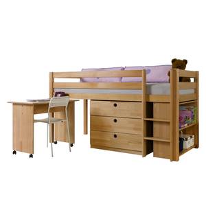 Bedframe Alex (4-delig) massief beukenhout - Beuk