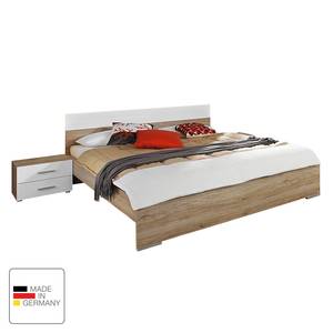 Beddenset Lorca (3-delig) Lichte San Remo eikenhouten look - 160 x 200cm - Geen opbergruimte