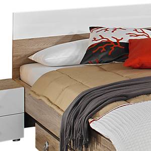 Chambre à coucher Lorca (3 éléments) Imitation chêne de San Remo clair - 160 x 200cm - 1 tiroir de lit