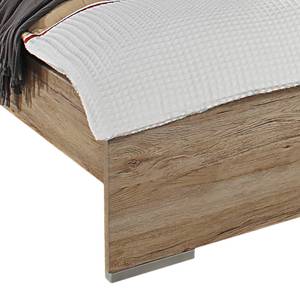 Chambre à coucher Lorca (3 éléments) Imitation chêne de San Remo clair - 180 x 200cm - Pas de tiroir de lit