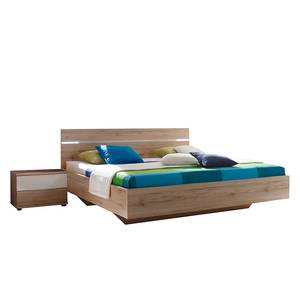 Bedframe Pablo (3-delig) Sanremo eikenhouten look/wit