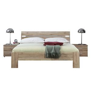 Combinaison de chambre à coucher Saxman Imitation chêne de San Remo - Surface de couchage : 160 x 200 cm