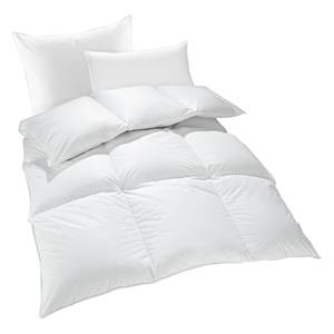 Ensemble de lit Canada 155 x 220 cm + oreiller 80 x 80 cm - Couette toute-saison - 85 % plumes, 15 % duvet