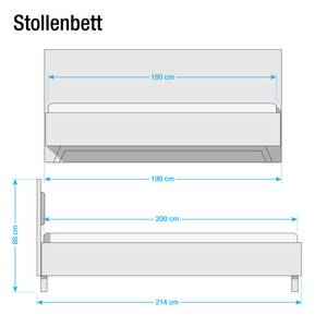 Bedframe DUE massief acaciahout - 180 x 200cm