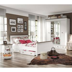 Cassettiera letto Chateau (Set da 2) Bianco