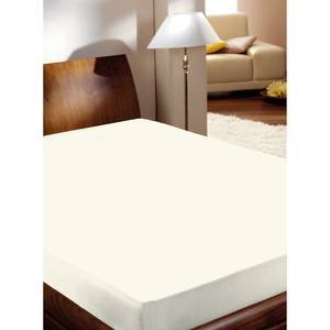 Drap housse Puck Satin - Beige clair - 150 x 200 cm