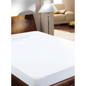 Drap housse Puck Satin - Blanc - 190 x 200 cm