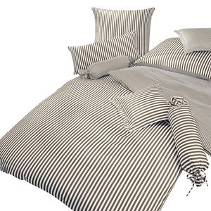 Biancheria da letto Classic I Marrone / Bianco - 155 x 220 cm + cuscino 80 x 80 cm