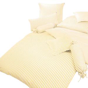 Biancheria da letto Classic I Giallo / Bianco - 155 x 200 cm + cuscino 80 x 80 cm