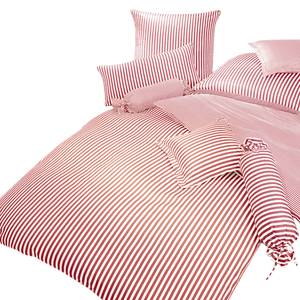 Biancheria da letto Classic I Rosso / Bianco - 155 x 200 cm + cuscino 80 x 80 cm