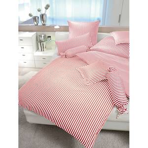 Biancheria da letto Classic I Rosso / Bianco - 240 x 220 cm + cuscino 80 x 80 cm