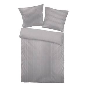 Parure de lit Leina Flanelle - Gris clair