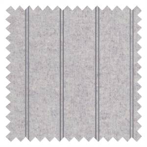 Parure de lit Leina Flanelle - Gris clair