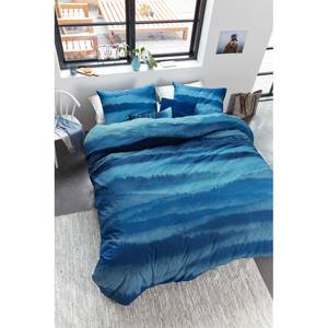 Parure de lit Mountain View Coton - Bleu