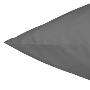 Parure de lit Nuvola Coton - Anthracite - 155 x 220 cm + oreiller 80 x 80 cm