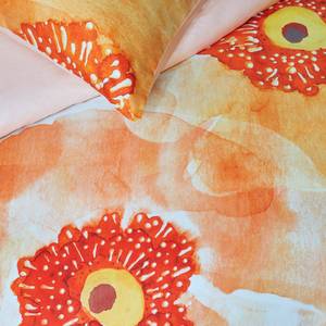 Beddengoed Oilily Faded Poppy katoen - oranje/rood - 200x220cm + 2 kussens 80x80cm