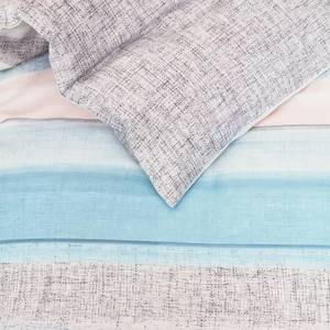 Parure de lit Oilily Sunburst Coton - Gris / Bleu clair - 135 x 200 cm + oreiller 80 x 80 cm