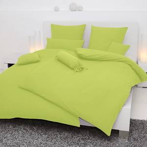 Biancheria da letto Piano Uni Verde mela - 155 x 220 cm + cuscino 80 x 80 cm