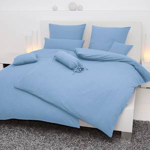 Biancheria da letto Piano Uni Blu - 200 x 220 cm + cuscino 80 x 80 cm
