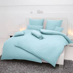 Biancheria da letto Piano Uni Blu brillante - 200 x 200 cm + cuscino 80 x 80 cm